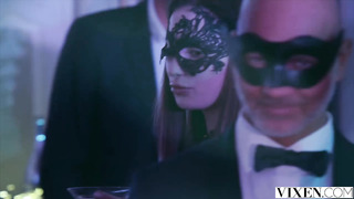 VIXEN - Sonya & Liya Attend Exclusive Masquerade Sex Party On PORNCOMP