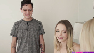 STEPSIBLINGSCAUGHT - Stepsis Likes My Dick Pics On PORNCOMP With Lily Larimar & Braylin Bailey