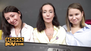 ITSPOV - Julia Moon, Amalia Davis & Mary Frost Are Craving A Cock Adventure On PORNCOMP